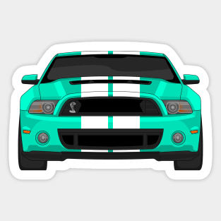 MUSTANG SHELBY GT500 TURQUOISE Sticker